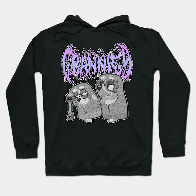 Metal Grannies Hoodie by gaskengambare